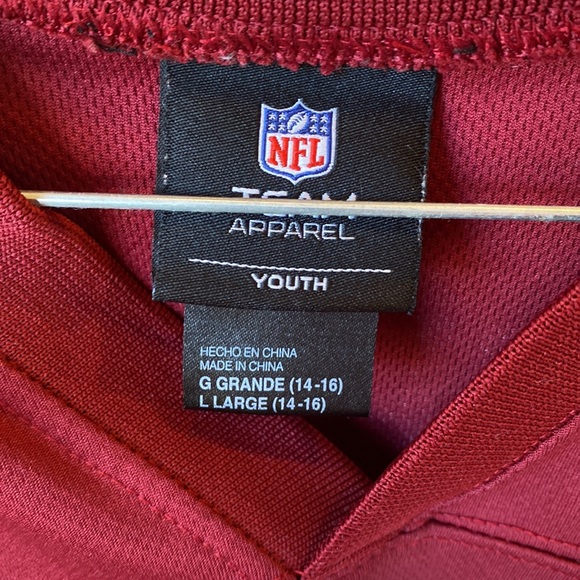 Like new Griffin 111 Redskins football Jersey boys size L 14/16 NFL - Picture 6 of 9